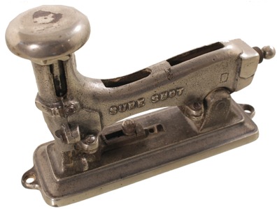 Acme Staple Company, Philadelphia, Pennsylvania: Extra Clean "Sure Shot" Stapler