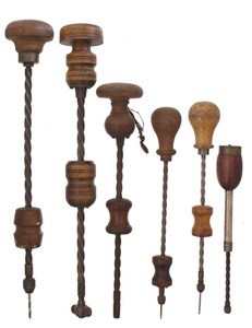 Assorted Makers: Coll. Of Six Clean Archimedian Drills