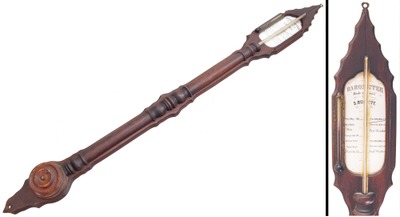 S. Bennett: Early 19th Century "Stick" Barometer