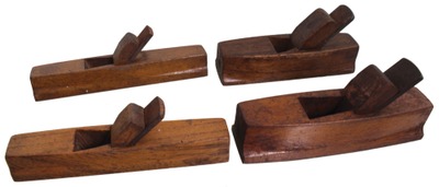 Unmarked: Four Mahogany Body Compasse Plane
