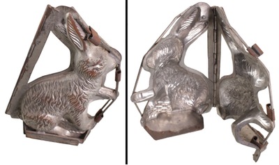 Unmarked: Large "Easter Bunny" Choc. Mold