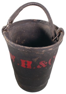 Unmarked: Early Leather Fire Bucket