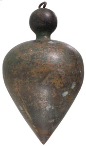 Unmarked: Massive "Turnip" Form Plumb Bob