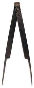 Unmarked: Pair Of Early Hand Fgd. French Divider