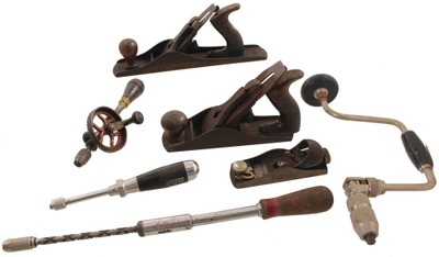 Assorted Makers: Lot Of Clean & Usabl Woodworking Tools