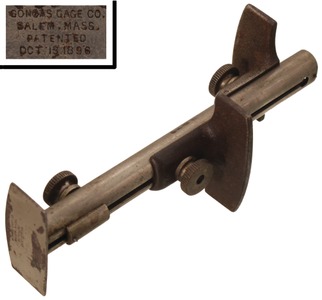 Goncas Gage Company, Salem, Massachusetts: Joncas Patent Marking Gauge