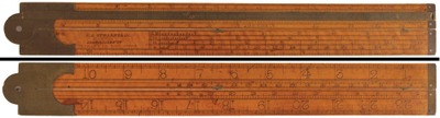E.A. Stearns & Company, Brattleboro, Vermont, No. 5: Two Foot, Four Fold Folding Rule