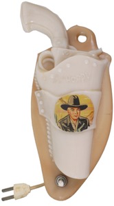 Mantle Lamp Company, Chicago, Illinois: Hopalong Cassidy Wall Lamp