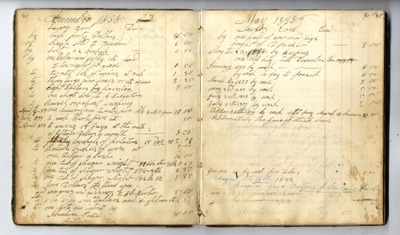 Daniel Barber, MT. Holly, Vermont: Carpenter/Blacksmith Ledger