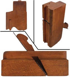 E.W. Carpenter, Lancaster, Pennsylvania: Extra Clean Quirk Ogee Molding Plane