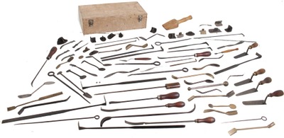 Assorted Makers: Superb Set Of Foundryman's Tools