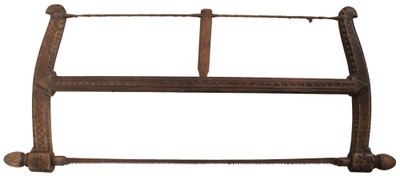 Unmarked: Carved Euroean Bow Saw