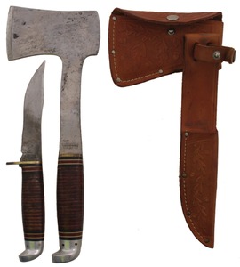 Western Cutlery Company, Boulder, Colorado: Comb. Hatchet And Hunting Knife