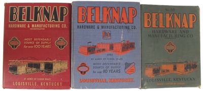 Belknap Hardware Company, Louisville, Kentucky: Three Large Gen. Line Catalogue