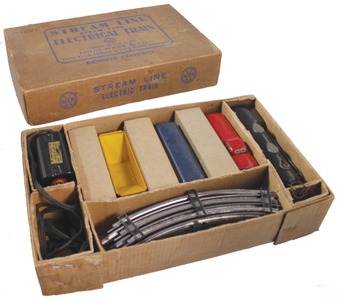 Louis Marx Company, New York, No. 9923: "Stream Line" Elec. Train Set