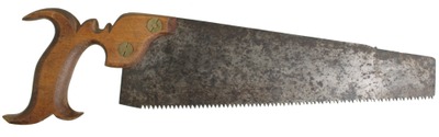 Fulton Saw Manufacturing Company, Boston, Massachusetts: Early Open Handle 12" Cutoff Saw