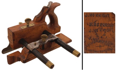 A. Mathieson & Son, Glasgow & Edinburgh, Scotland: Rare Handle Bridle Plow Plane