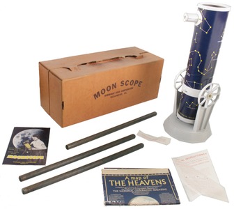 Harmonic Reed Company, Rosemont, Pennsylvania: Unused "Moonscope" Telescope Toy