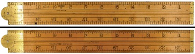 Stanley Rule & Level, No. 18: Two Foot, Two Fold Folding Rule