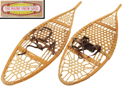 L.L. Bean, Freeport, Maine: Unused Pair Of "Maine Snow Shoes"