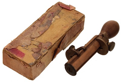 E.G. Cook, North Bellingham, Massachusetts: Rare Handled Dbl. Side Marking Gauge
