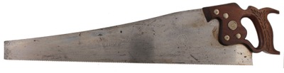 Henry Disston & Sons, Philadelphia, Pennsylvania, No. D 115: "Diamond Jubilee" Hand Saw