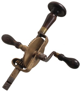 Unmarked: Early Shop Made Brass Breast Drill
