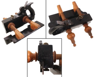 Shelton & Osborn Manufacturing Company, Birmingham, Connecticut: Handled Ebony Plow Plane