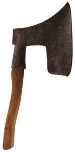 Unmarked: Early Single Bevel Hewing Axe