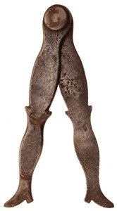 Unmarked: Pair Of Early "Ladyleg" Caliper