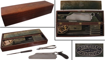 Tiemann & Company, New York, New York: Spectacular Mid-19th C. Amputation Kit