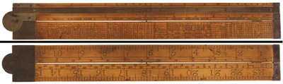 I. Routledge, Engineer, Bolton, England: Early Routledge Engineer's Folding Rule