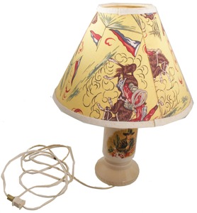Mantle Lamp Company, Chicago, Illinois: Hopalong Cassidy Table Lamp