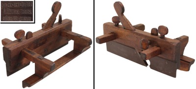 Ce. Chelor, Living In Wrentham: Early Amer. Maker Plow Plane