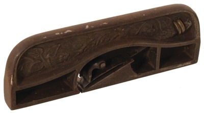 Unmarked: Fancy Floral Cast Shoulder Plane
