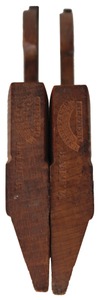H. Chapin, Union Factory, Pine Meadow, Connecticut: Pair Of Extra Clean Side Rabbet Molding Planes