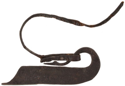 Unmarked: 18th C. "Swan's Head" Fire Steel