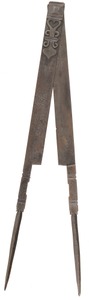 Unmarked: Pair Of Early Hand Fgd. French Divider