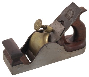 Unmarked: Cast Iron Mahogany Infill Smooth Plane