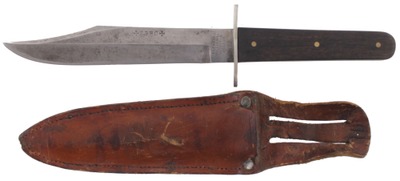 Alfred Williams, Sheffield, England: "Ebro" Ebony Hdl. Small "Bowie" Knife