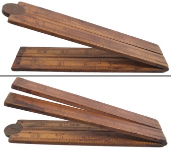Stanley Rule & Level, No. 67: Two-Foot, Four-Fold Folding Rule