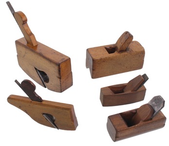 Unmarked: Five Small Size Woodworking Plane