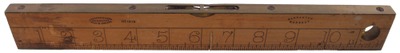 John Rabone & Sons,  Birmingham, England, No. 1372: 8" Combination Rule & Level