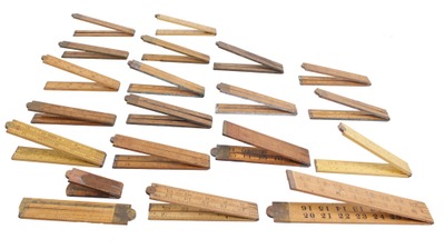 Assorted Makers: Lot Of Assorted Folding Rules