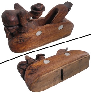 Unmarked: Whimsical Birch Body Smooth Plane