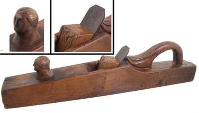 Unmarked: Carved European Jointer Plane