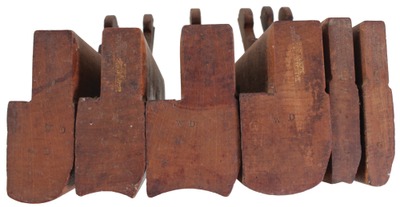 Winsted Plane Company, Winsted, Connecticut: Three Prs. Of H/R Molding Planes