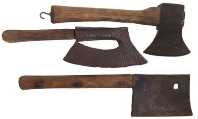 Unmarked: Lot Of Three Early Edge Tools
