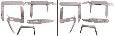 Assorted Makers: Five Steel & Stainless Steel Knives