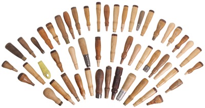 Unmarked: Lot Of Assorted Chisel Handles